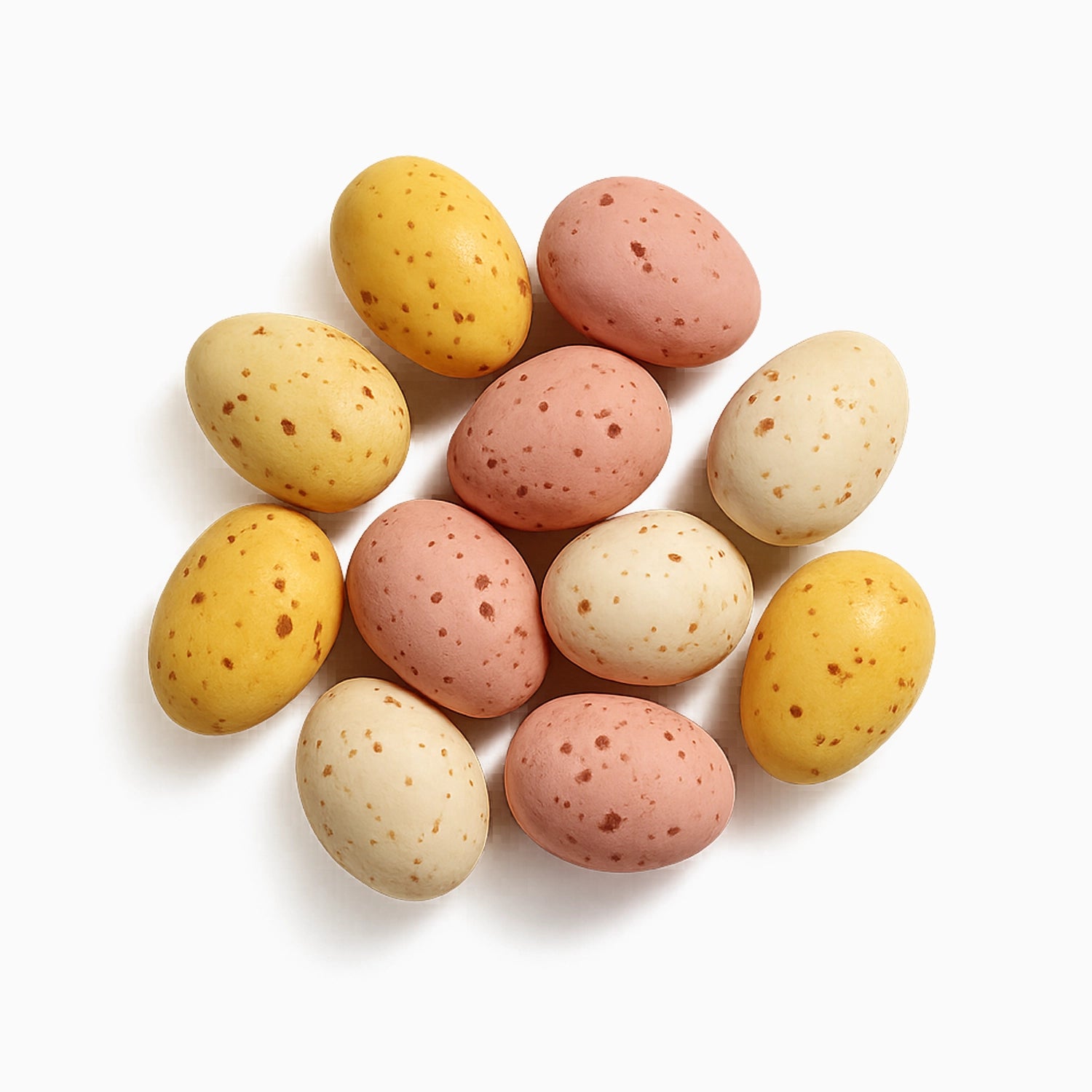 Gevuld paasei met eitjes